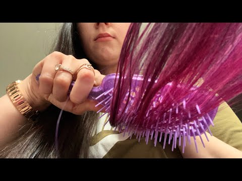 Lofi ASMR Hair Play | Brushing, Combing, Clipping, Spraying (Old School ASMR Sounds!)