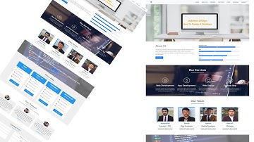 complete responsive website using html and css with bootstrap 4 part-4