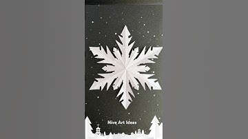 DIY Christmas decoration Ideas / Paper Snowflake / 3D snowflake #christmas #diy #papercraft