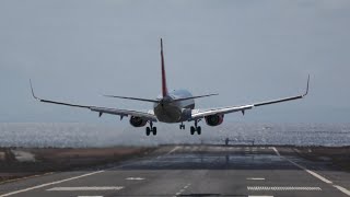 Front Runway Thrills: Spectacular Landings at a Spanish Airport by flugsnug 713 views 3 months ago 3 minutes, 10 seconds