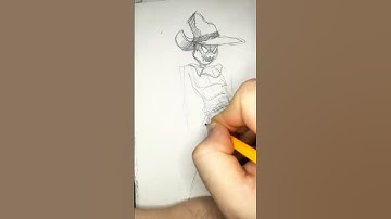 SKETCHING SCARECROW FROM BATMAN THE ANIMATED SERIES #shorts