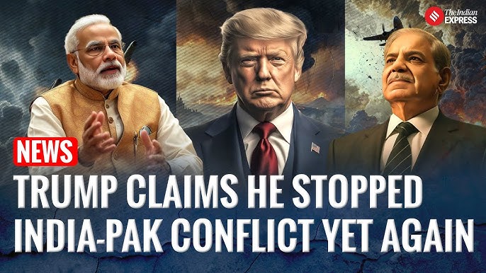 Trump Claims He Averted India-Pakistan Conflict, Says Trade Deal Calmed  Tensions - YouTube