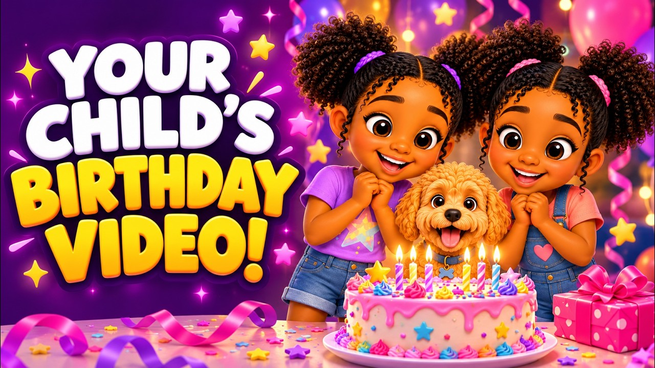 Personalized Birthday Video for Kids | Animated Birthday Adventure Sample