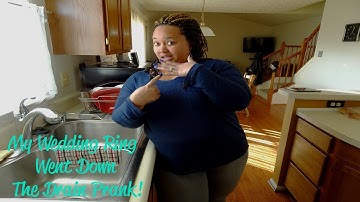 Garbage Disposal Wedding Ring Prank!!!