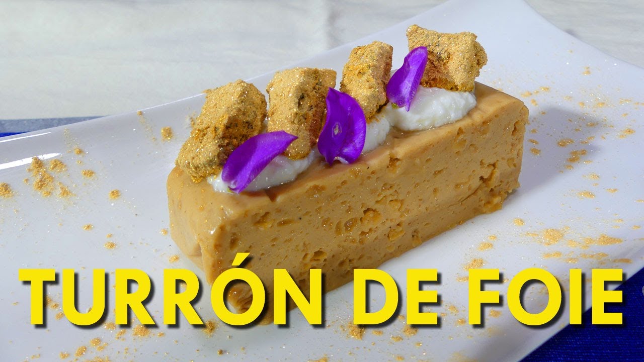 APERITIVO GOURMET PARA NAVIDAD. Impresiona a tus invitados con este turrón de foie