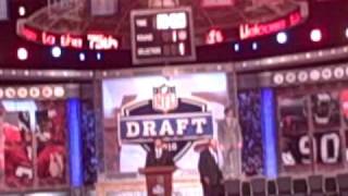 Jim Brown, Floyd Little, Dan Marino At 2010 Draft