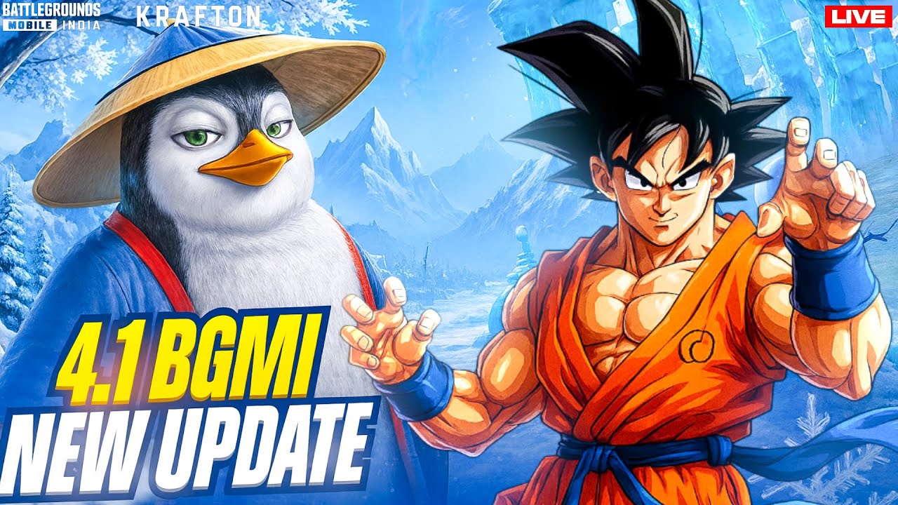 LET'S EXPLORE 4.1 UPDATE IS HERE | BGMI LIVE WITH @LEXisliveyt 