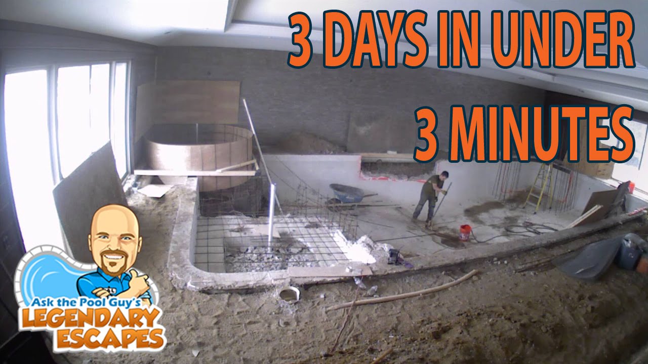 Ask the Pool Guy- Time Lapse Gunite Pool Renovation In Progress {Legendary Escapes}