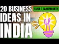 20 business ideas in india to start a new business