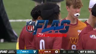 NFL FLAG Championship: Miami, FL (Panthers) vs. Aldie, VA (Commanders) (Boys 14U Round of 16)