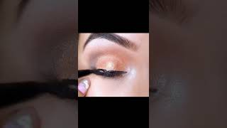 makeup tutorial#simple mehndi makeup#big eyes#soft eyes makeup screenshot 5