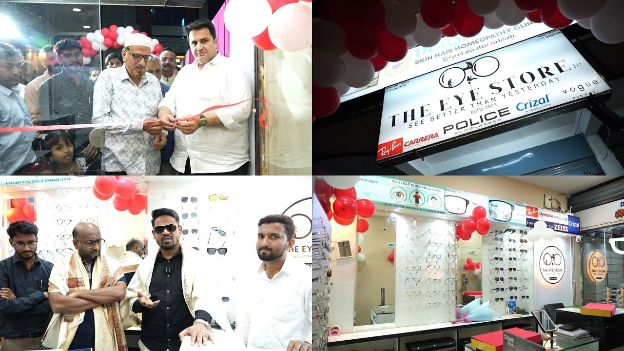 The Eye Store opens its 2nd branch opposite Big Bazar, Gulbarga, with special offers...