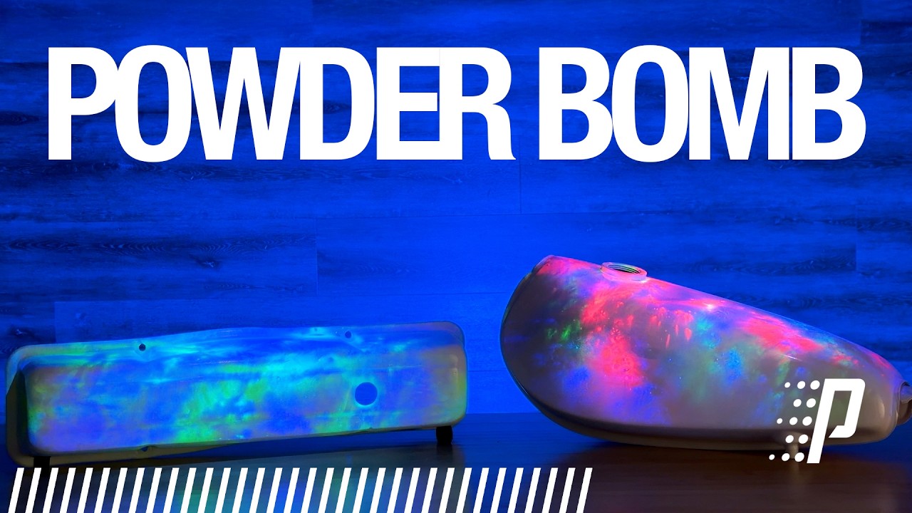 Powder Bomb Creating a Powder Bomb Galaxy Effect with Powder Coating | Prismatic ...