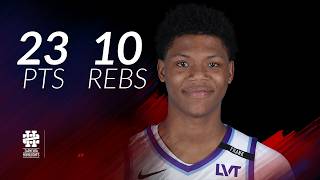 Ace Bailey 23 pts 10 rebs vs Grizzlies 25/26 season