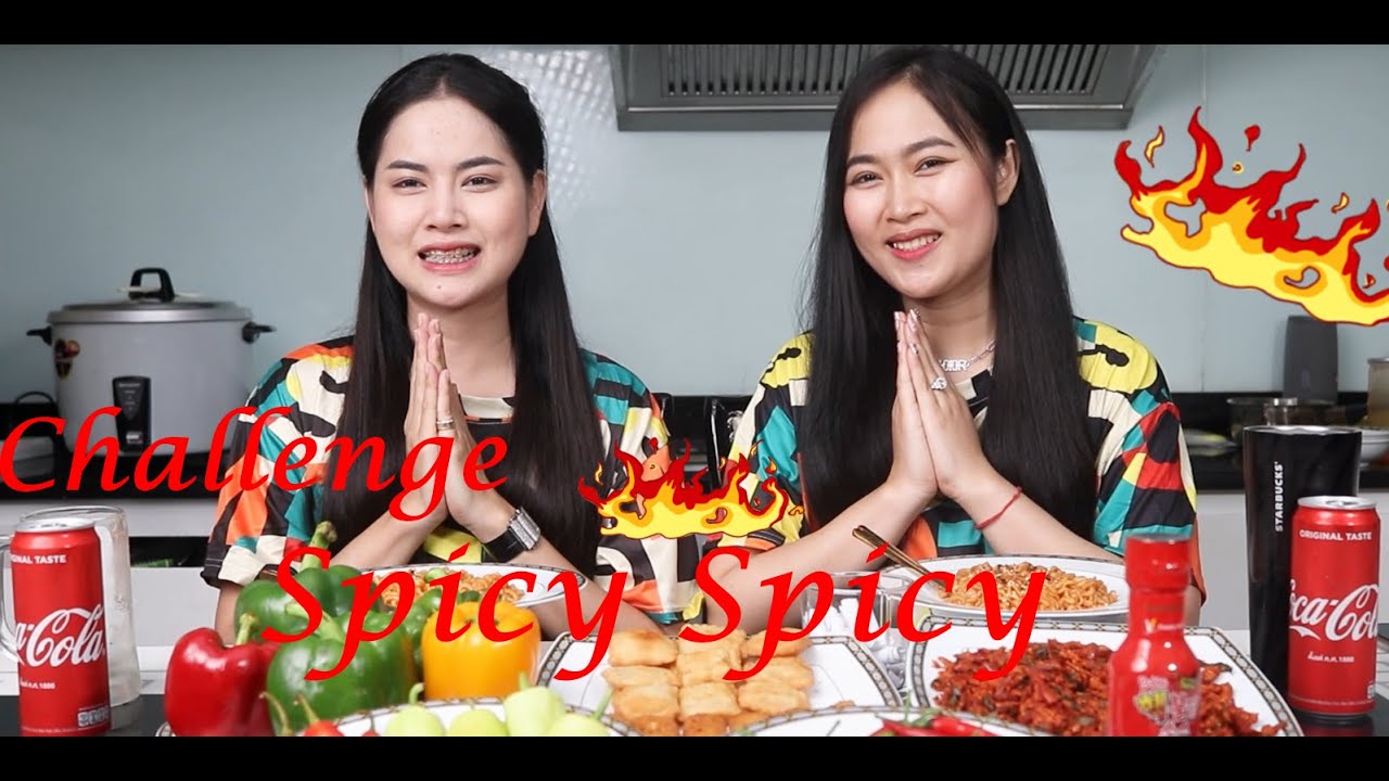 Challenge Eat Spicy Spicy លេងហ្គេមញុាំម្ទេស