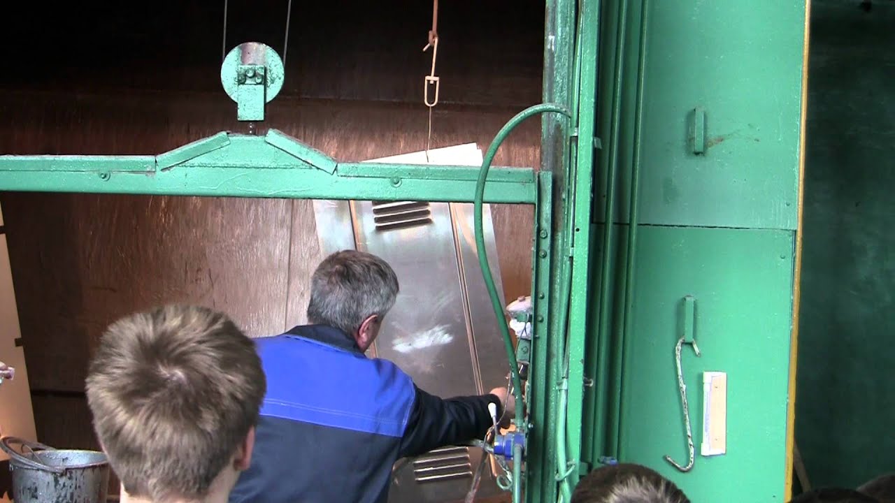 Покрасочная камера - YouTube