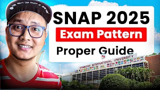 SNAP 2025 Exam Pattern Explained ✅ Section-wise Marking, Difficulty & Paper Strategy!