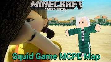 MCPE | MCBE | Squid game map | Addon showcase | By: LIL Craft |1.17.0.30