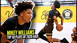 Mikey Williams Top 50 Plays Of AAU 2020!! Mikey Went Absolutely CRAZY!!
