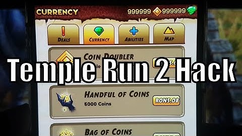 How to hack Temple run 2 unlimited gems and coins