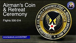 Department of the Air Force BMT Airman’s Coin Ceremony: Flights 500-514 — July 8, 2026