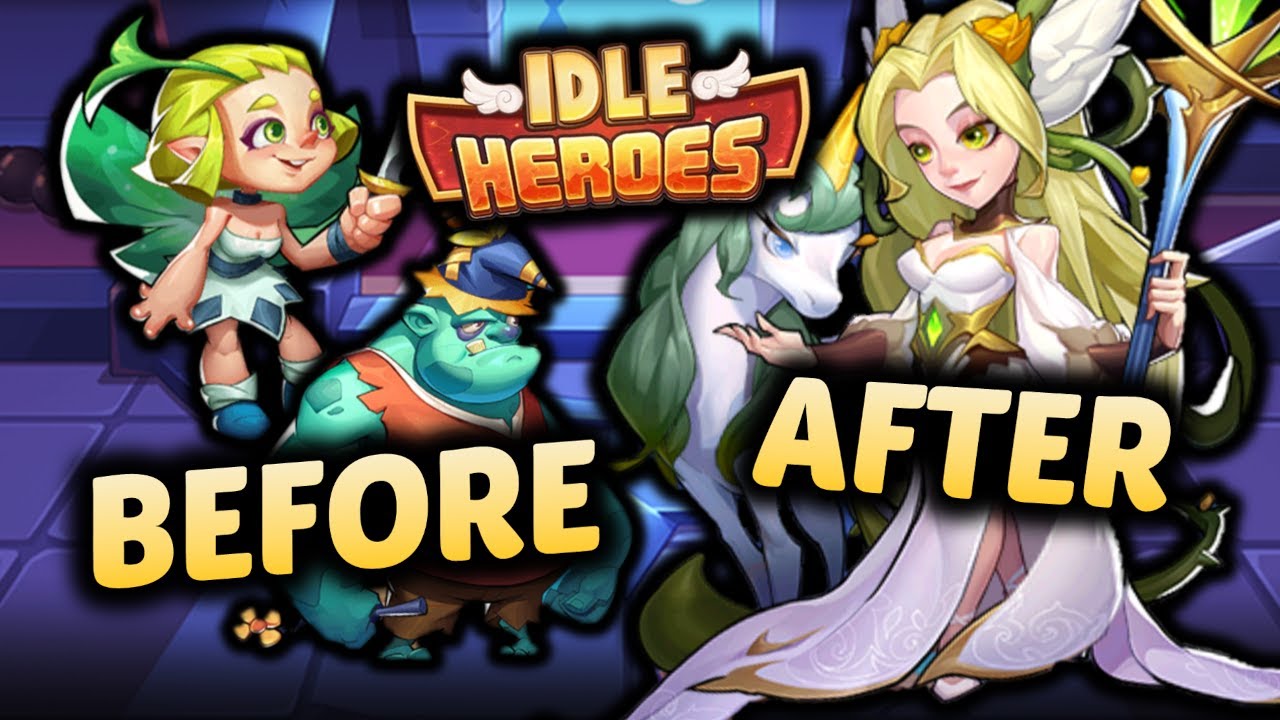 How to go from NOOB to FIRST TRANSCENDENCE Hero in IDLE HEROES YouTube