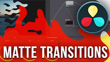 Matte Transitions Davinci Resolve Tutorial