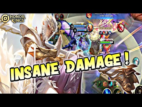 Wukong INSANE DAMAGE! - Bursh Damage One Combo Delete Enemy | Honor Of Kings (HOK)