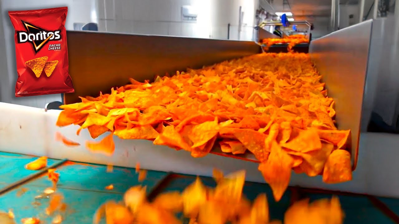 Comment les DORITOS au Fromage sont Fabriqués dans les Usines 🧀