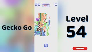 Gecko Go Level 54 Walkthrough 🦎 | Puzzle Escape Game | Safe Path Strategy & Solutions