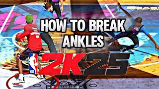 HOW TO GET ANKLE BREAKERS ON NBA 2k25 + HOW TO USE GO TO SHOTS AND SPEED BOOST!