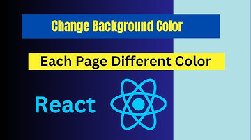 Background color change in react