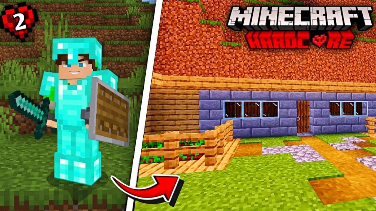 "I Finally Got FULL DIAMOND ARMOR in Minecraft Hardcore! (Part 2 ...