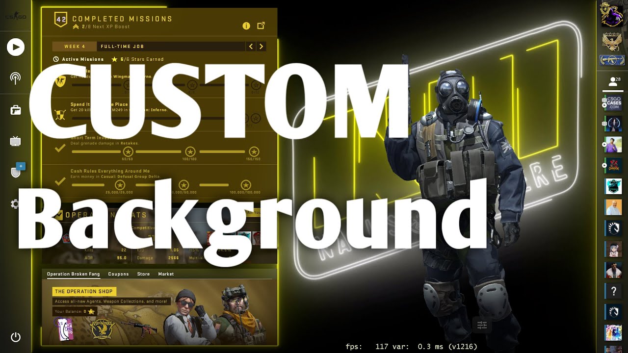 Csgo How To Change Background