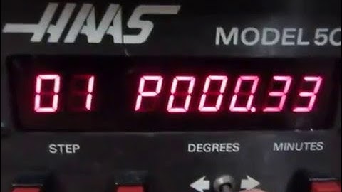 Working of HAAS 5c 4th axis rotary and Controller