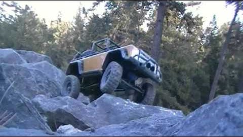 axial dingo backyard course preview and run(no music)