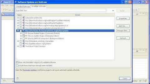 Installing Skyway Builder Plugins into Eclipse 3.4