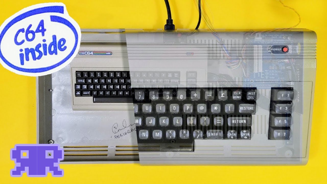 THE C64 Mini inside a Commodore 64 - YouTube