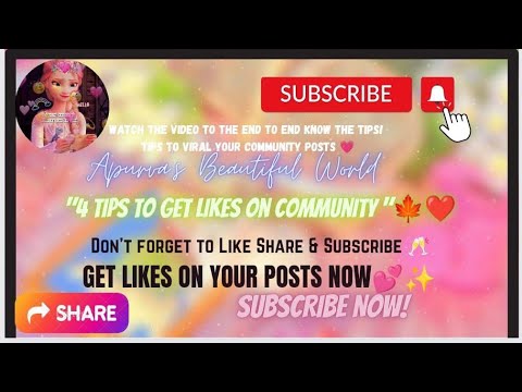 ||4 Tips to get likes on your community posts✨|| Tips to viral your community posts| Get likes now💜