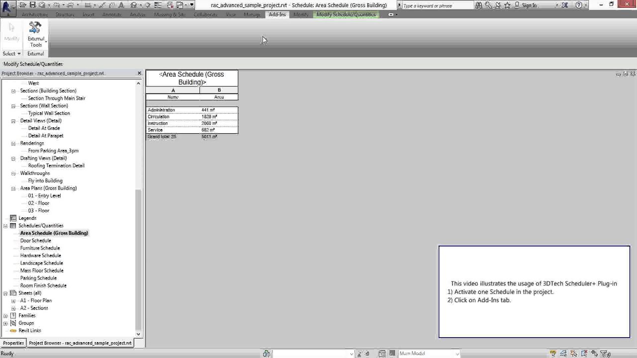 3dtech-scheduler-plus-plug-in-for-autodesk-revit-youtube