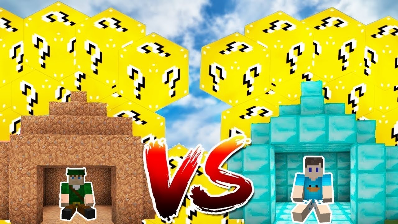 DESAFIO DA BASE VS TSUNAMI TÓXICO DE LUCKY BLOCKS NO 