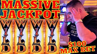 $100 Max Bet BONUSES & MASSIVE JACKPOT On High Limit Slot Machine screenshot 2