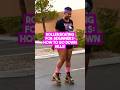 ROLLERSKATING FOR BEGINNERS! HOW TO START GOING DOWN SMALL HILLS!!!#rollerskating #shorts #skating