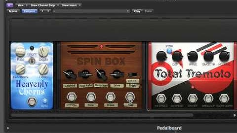 Apple - Software - Logic Studio - Guitar Gear - Pedalboard