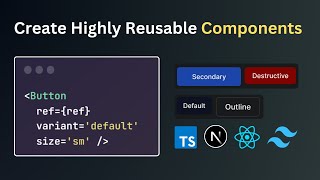 How to Create Highly Reusable Components With ReactJs & Tailwindcss #reactjs #tailwindcss Guide