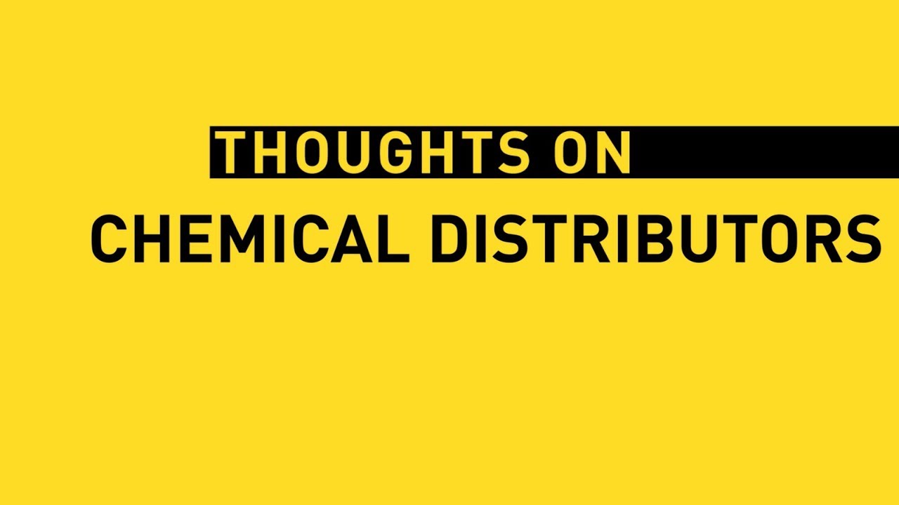 Chemical distributors : HCB thoughts on : Episode 54