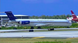 Plane Spotting at San Juan - Luis Muñoz Marín International 🇵🇷 feat. Everts Air Cargo MD-82