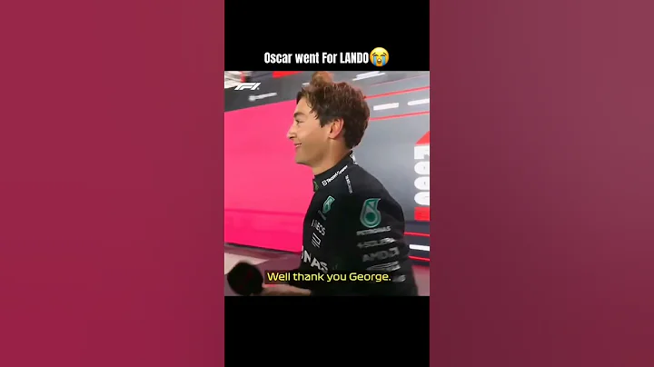 Oscar gave him Emotional Damage- #f1 #georgerussell #oscarpiastri #landonorris #qatargp #grandprix