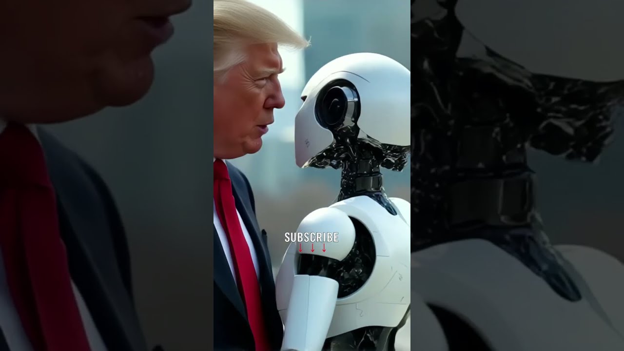  THE MOST UNEXPECTED BREAKUP OF YEAR TRUMP VS ROBOT Shorts Viral Trending Funny Fun