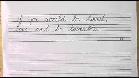 How To Write in Cursive // Lesson 25 // A complete Course // FREE Worksheets